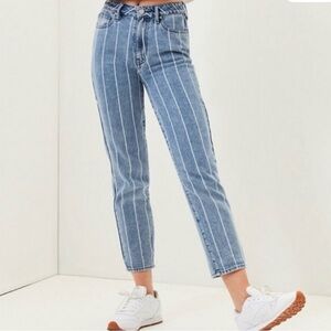 PacSun Striped Mom Jeans